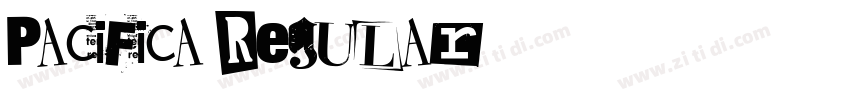 Pacifica Regular字体转换